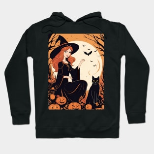 Witch with pumpkins Hoodie